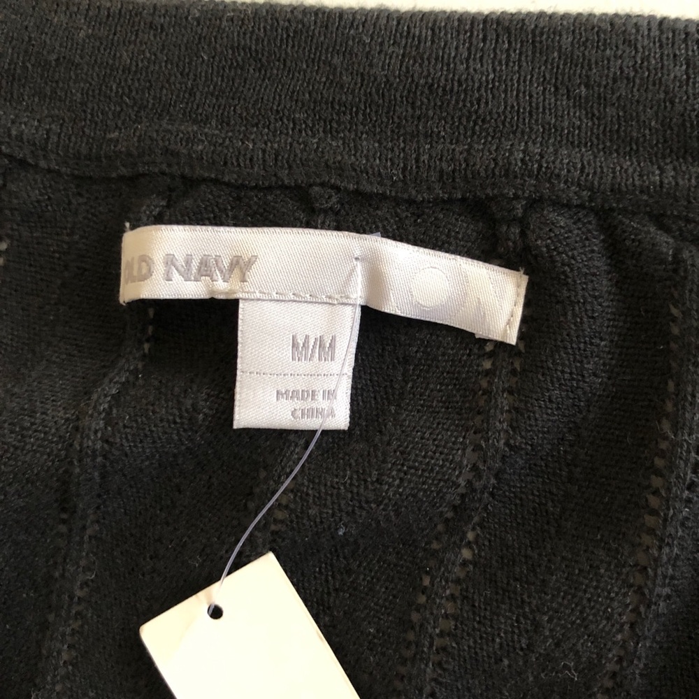 NWT Black Knit Top short sleeve - Picture 7 of 7
